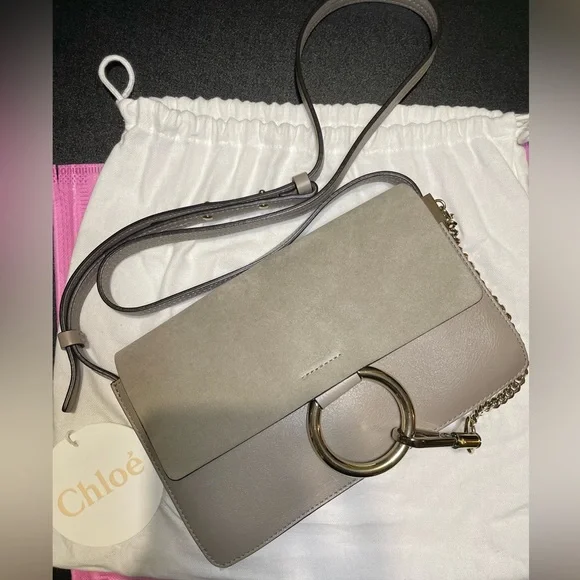 Chloe gray Faye bag 🩶 - Picture 1 of 15